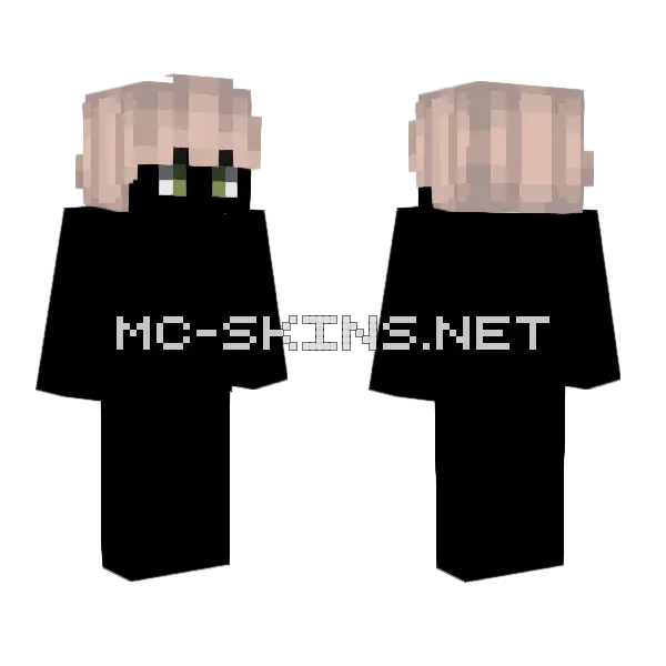 Male HB Light Minecraft skin, front and back
