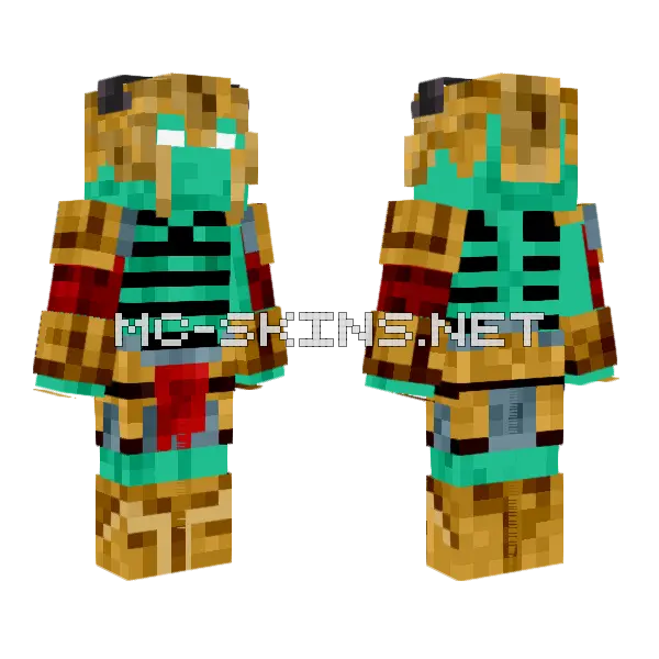 Maledictus Minecraft skin, front and back