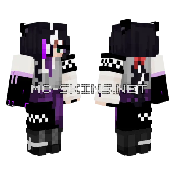 Malor Norm Minecraft skin, front and back