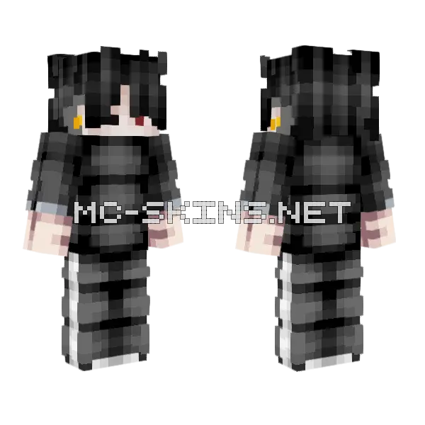 Man Minecraft skin, front and back