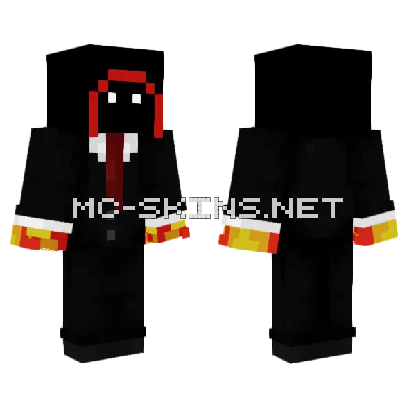 Man in Suit, front and back