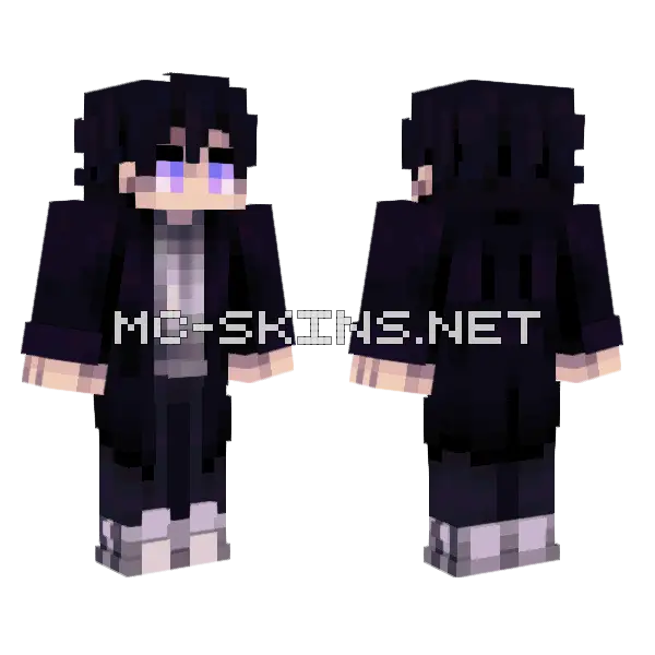 Manav Boii V2 Minecraft skin, front and back