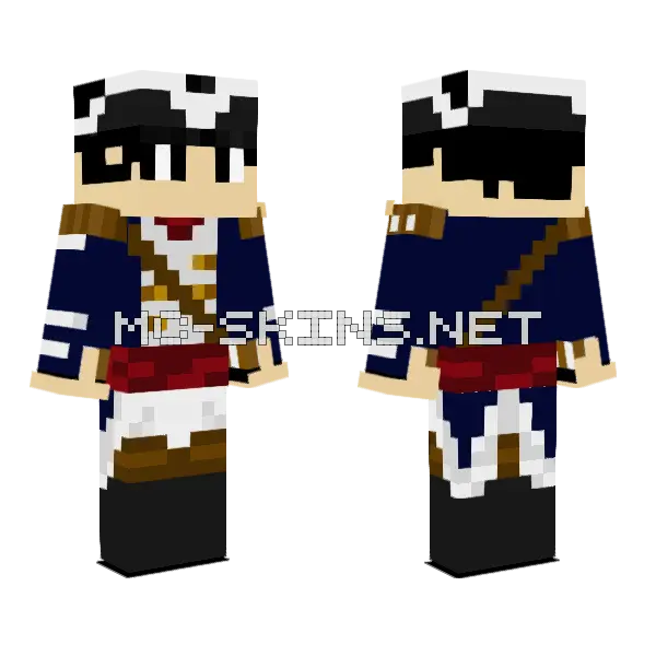 Manburg Skin Minecraft skin, front and back