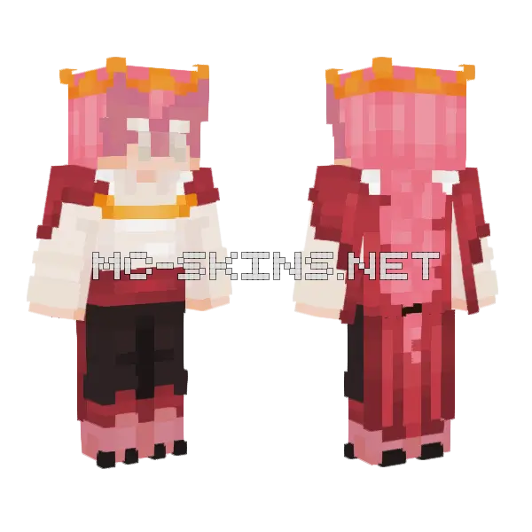 Manburg vs Pogtopia Technoblade Minecraft skin, front and back