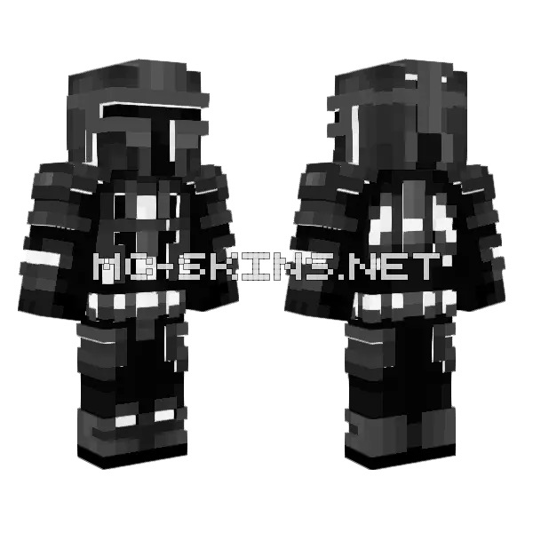 Mandolorian Ikbill Request Minecraft skin, front and back