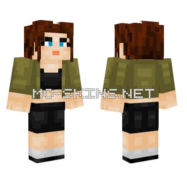 Mandy Minecraft skin, front and back