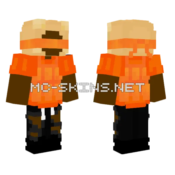 Manepear Meuch Minecraft skin, front and back
