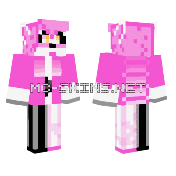Mangle Minecraft skin, front and back