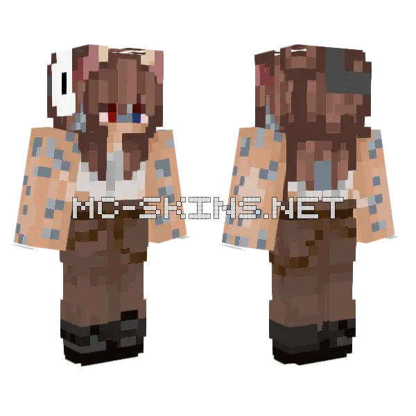 Mango Classic Minecraft skin, front and back