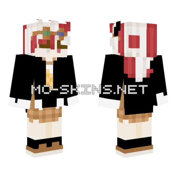 Mango Party 11 Minecraft skin, front and back