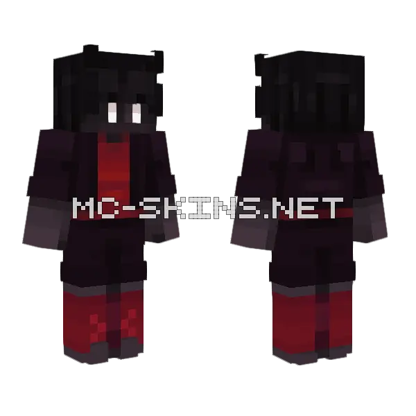 Manhunt Badboyhalo Minecraft skin, front and back