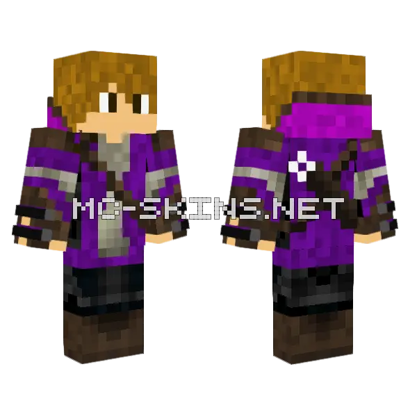 Manhunt Boy Minecraft skin, front and back