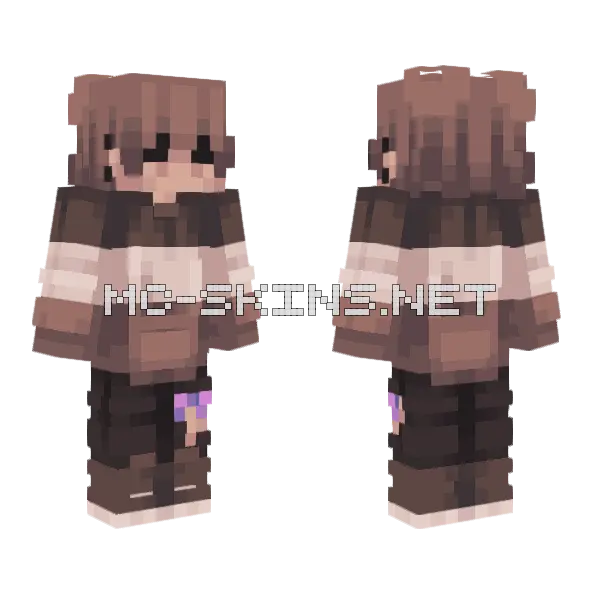 Manly Man Thimk Minecraft skin, front and back