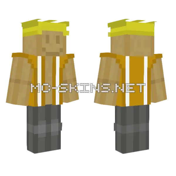 Mannequin Mark Regretevator Minecraft skin, front and back