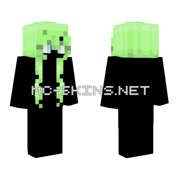 Mantis Theriotype Otherpaw Base Minecraft skin, front and back