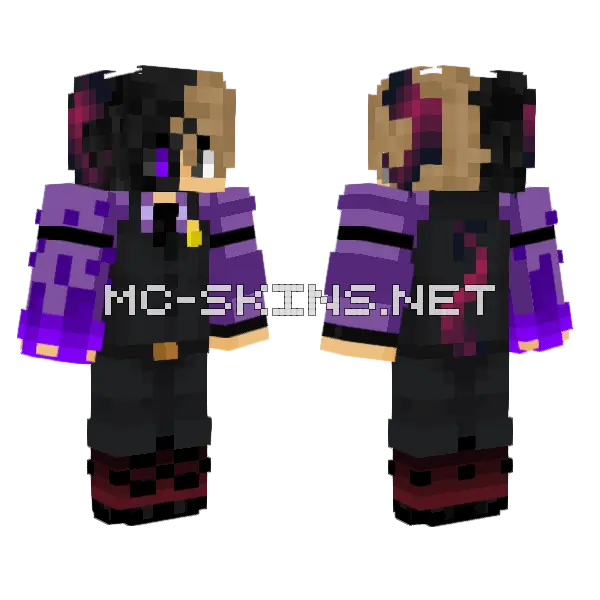 Maphet Diablo Minecraft skin, front and back