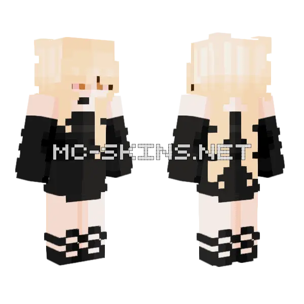 Maple Daemos Minecraft skin, front and back