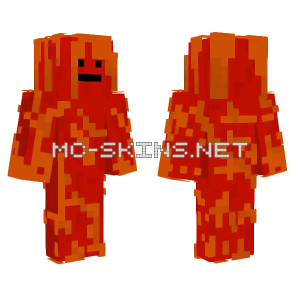 Mapplefire Tomato Skin Minecraft skin, front and back