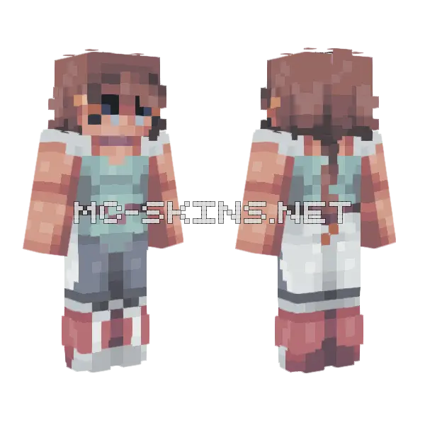 Mara Minecraft skin, front and back