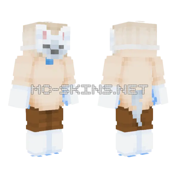 Marbled FSCE Minecraft skin, front and back