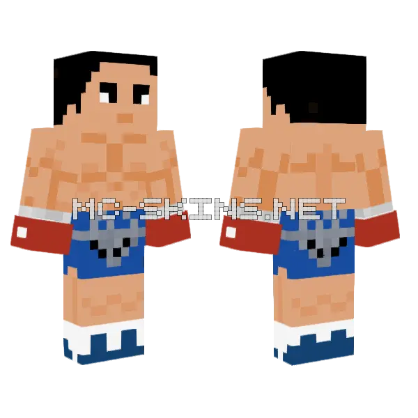 Marco Antonio Barrera Minecraft skin, front and back