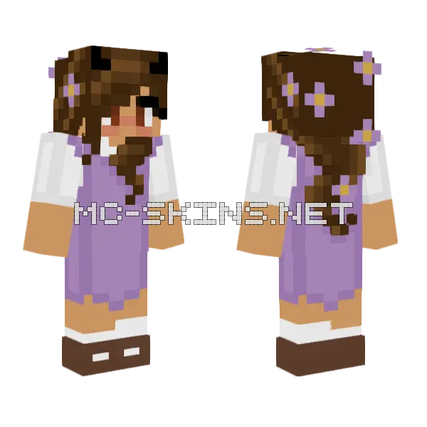 Mari V3 Minecraft skin, front and back