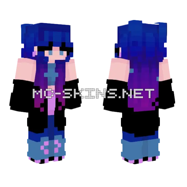 Maria Minecraft skin, front and back