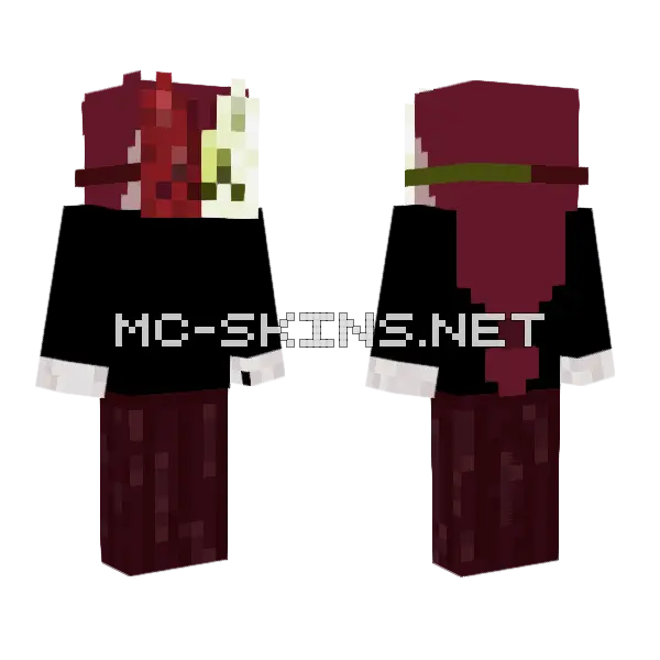 Marie Minecraft skin, front and back