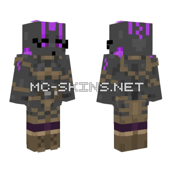 Marie Prowell – Jenny Mod Skin Minecraft skin, front and back
