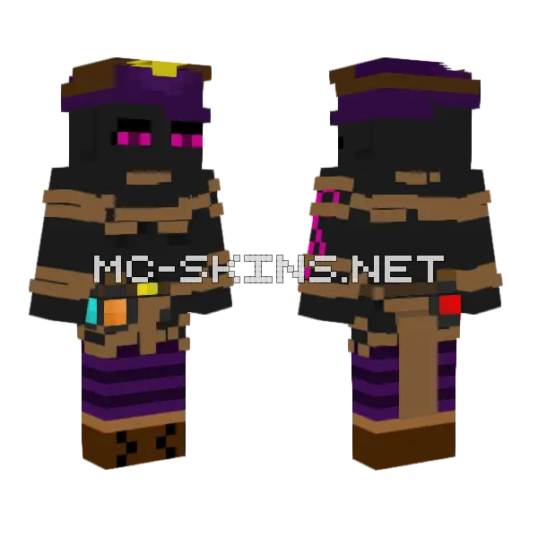 Marie Prowell (Jenny Mod) Skin Minecraft skin, front and back
