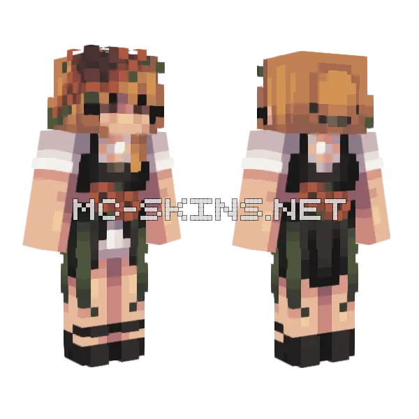 Marigold Minecraft skin, front and back