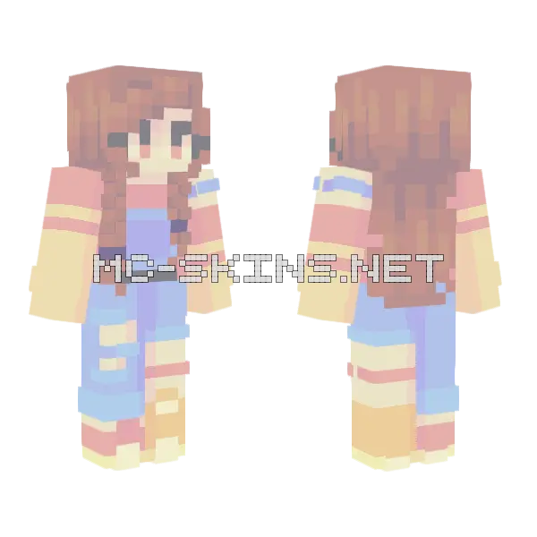 Marigold Rce Minecraft skin, front and back