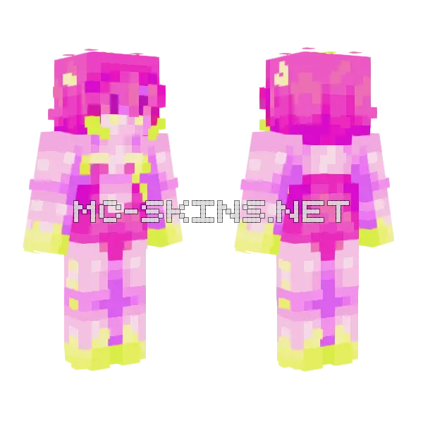 Marina Minecraft skin, front and back