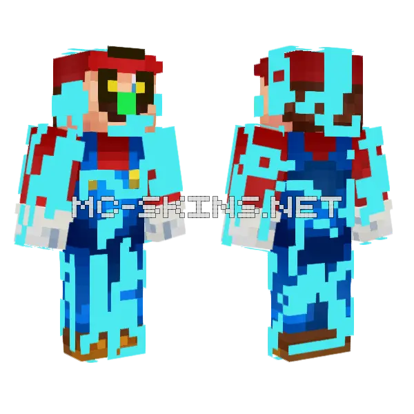 Mario Skin Minecraft skin, front and back