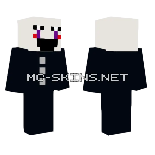 Marionette Minecraft skin, front and back