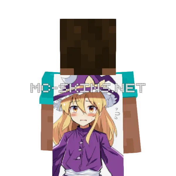 Marisa Kirisame Dress cape, outside and lining