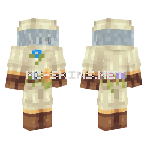 Mark Apicultor Primavera Minecraft skin, front and back