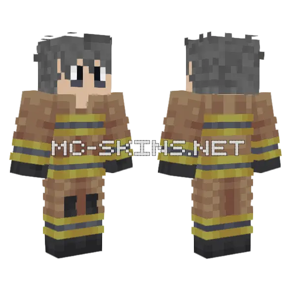Mark Bombero Style 1 Minecraft skin, front and back