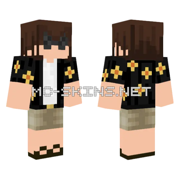 Mark But Omg Avery Minecraft skin, front and back