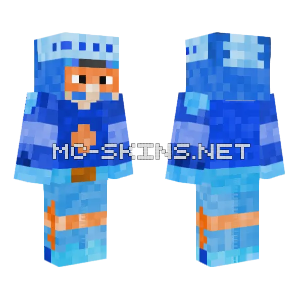 Mark Caballero With Mask Minecraft skin, front and back