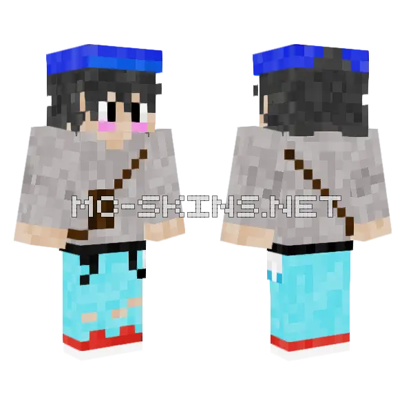 Mark Casual Minecraft skin, front and back