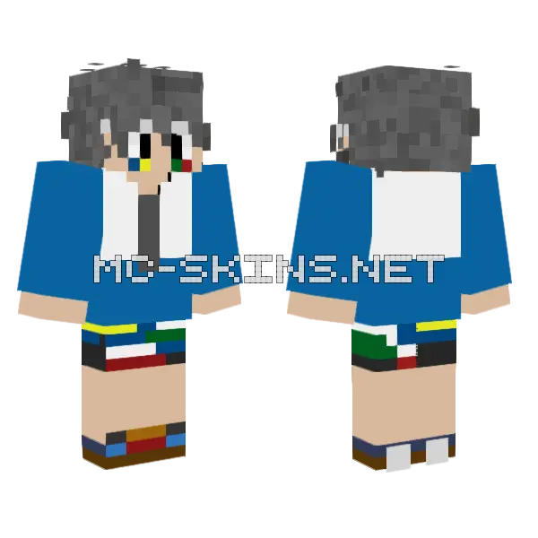 Mark Corredormolippico Scon Chauqeta Minecraft skin, front and back