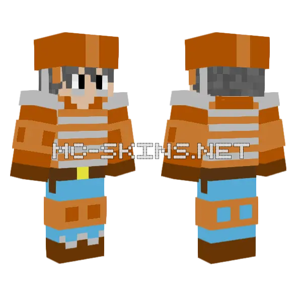 Mark Ermano Vumerang Minecraft skin, front and back