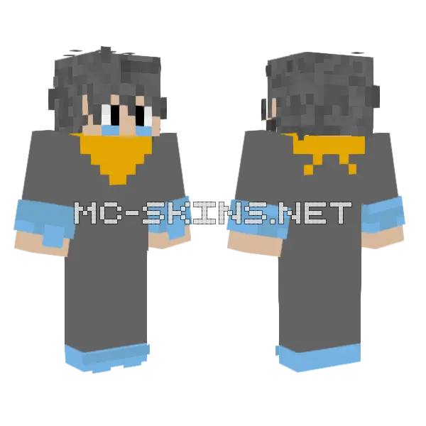 Mark Fall Guyspaldin 1 Minecraft skin, front and back