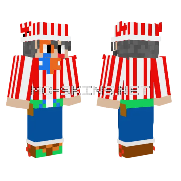 Mark Fan Del Cine De Ipercarraga Minecraft skin, front and back