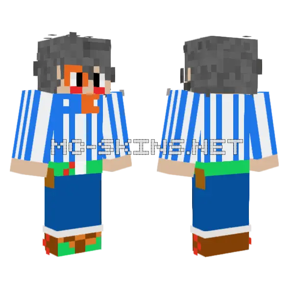 Mark Fan Dle Cine Sin Nada Minecraft skin, front and back