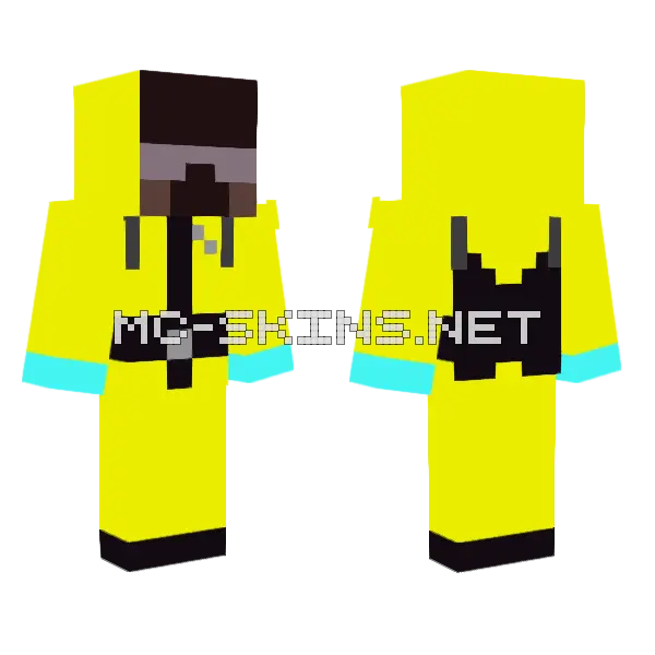 Mark Hazmat Suit, front and back