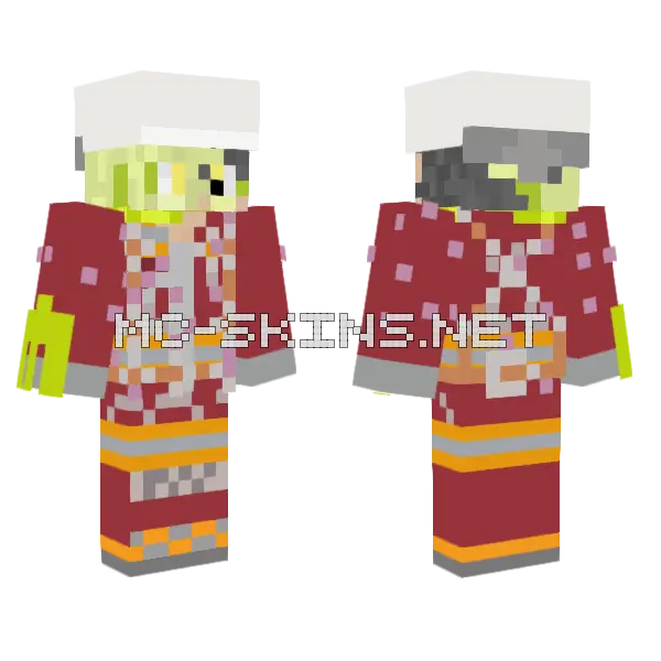 Mark Lego Haiden Minecraft skin, front and back