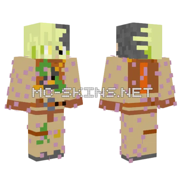 Mark Lego Haiden Submarinist Minecraft skin, front and back