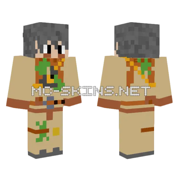 Mark Lego Haiden Submarinist Minecraft skin, front and back
